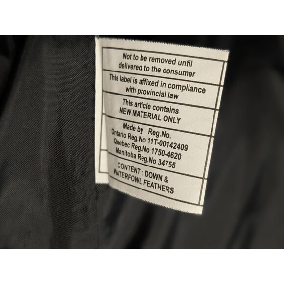 Larry Levine Womens Black Down Coat Faux Fur Hood 3X Long Warm Winter Puffer - Picture 11 of 16